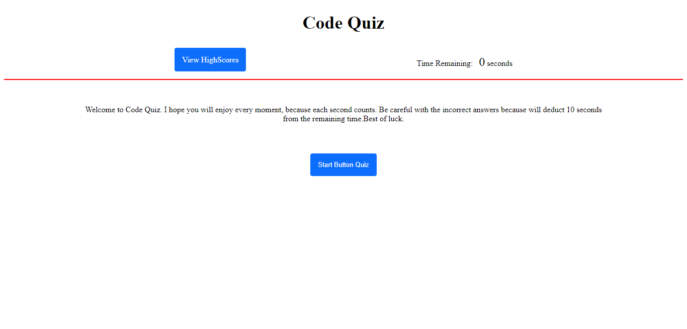 Code quiz